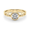 Bezel Set Fashion Ring in Gold