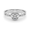 Bezel Set Fashion Ring in Gold