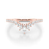 Chevron Marquise Shape Fashion Rings in Gold