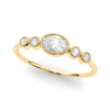 5 Stone Fashion Ring Ov Ctr in Gold (0.27 cttw)
