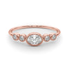 5 Stone Fashion Ring Ov Ctr in Gold (0.27 cttw)