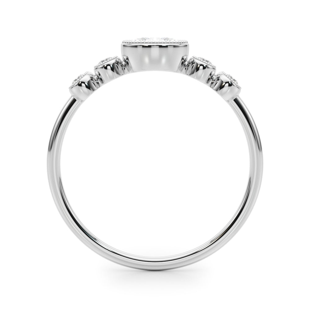 5 Stone Fashion Ring Ov Ctr in Gold (0.27 cttw)