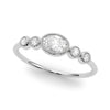 5 Stone Fashion Ring Ov Ctr in Gold (0.27 cttw)