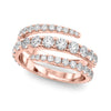 Split Shank Swirl Ring in Gold