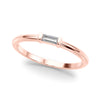 Lab-Grown Diamond East-West Baguette Ring in Gold