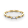 Lab-Grown Diamond East-West Baguette Ring in Gold