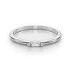 Lab-Grown Diamond East-West Baguette Ring in Gold