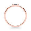 Lab-Grown Diamond East-West Baguette Ring in Gold