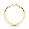 Lab-Grown Diamond East-West Baguette Ring in Gold