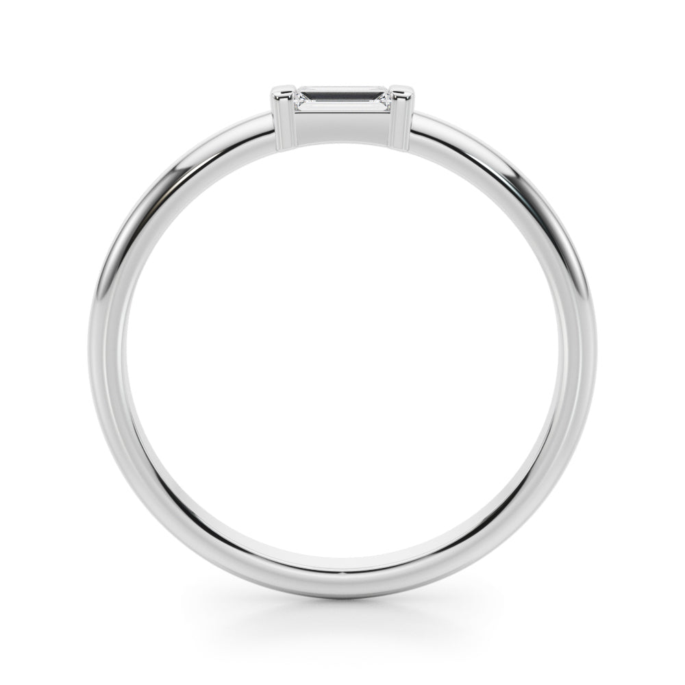 Lab-Grown Diamond East-West Baguette Ring in Gold