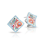 Pashmina Earrings - White