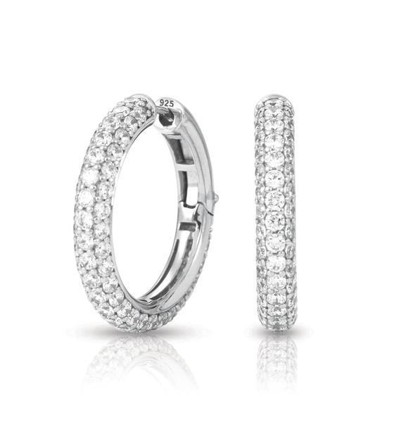 Pavé Earrings, view 2