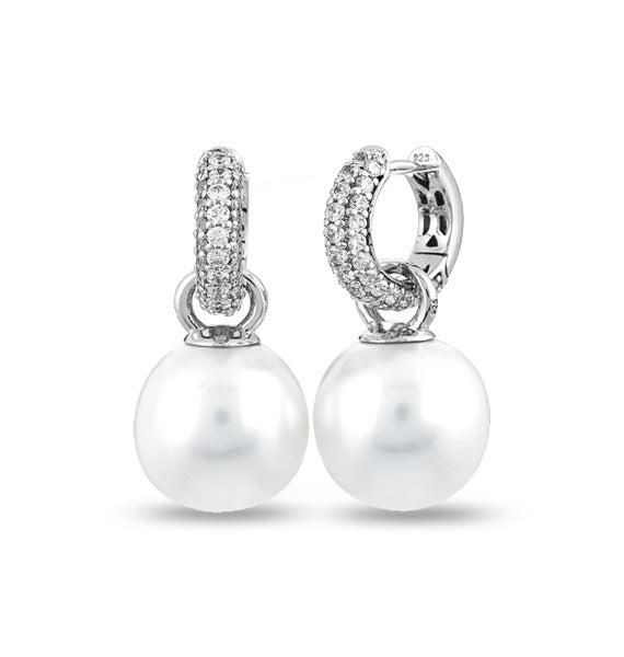 Pearl Hoops, view 2