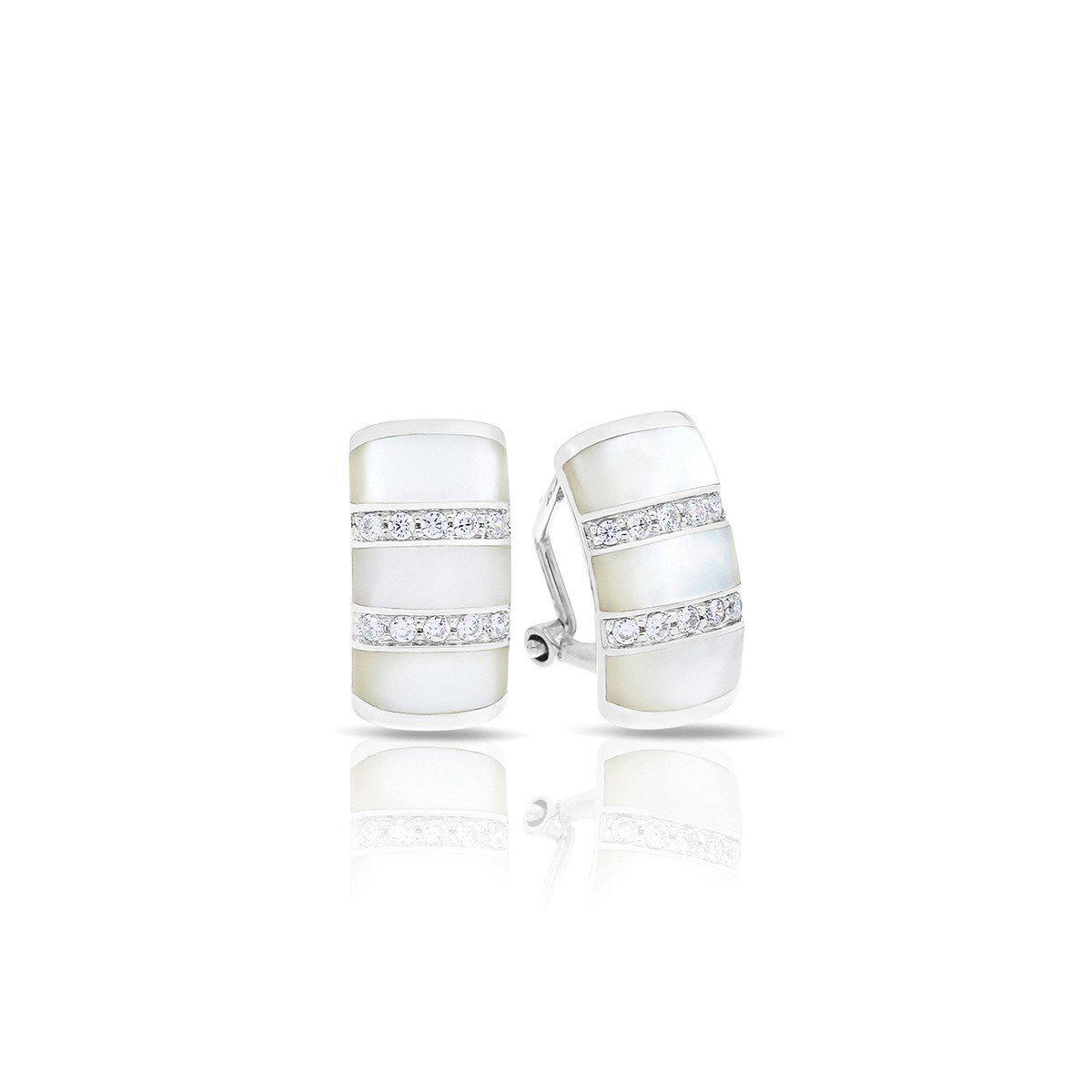 Regal Stripe Earrings, view 2