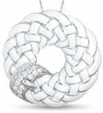 Treccia White Pendant