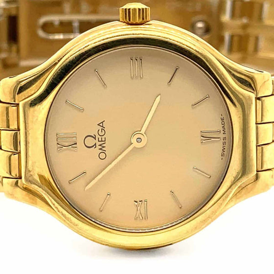 Pre-Owned Omega Deville Watch 18K Yellow Gold Watch *