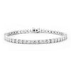 White 14 Karat Gold Diamond .59CT Tennis Bracelet