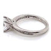 Ritani White 18 Karat Gold Diamond Engagement Ring Mounting Size 6.5 *