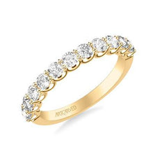  ArtCarved Yellow 14K Gold Diamond Wedding Band Size 6.5* - Diamond Designs