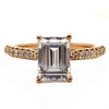 Ritani Rose 18 Karat Gold Diamond Engagement Ring Mounting Size 6.5 *