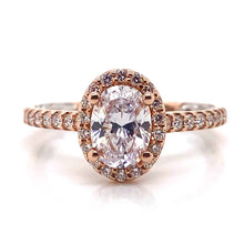  ArtCarved White & Rose 14 Karat Gold Diamond Engagement Ring Mounting Size 6.5 * - Diamond Designs