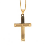 Diamond Designs Yellow Gold Cross Pendant*