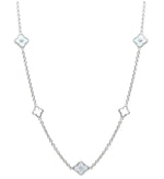 Sterling Silver Avalon By the Yard Necklace, view 2