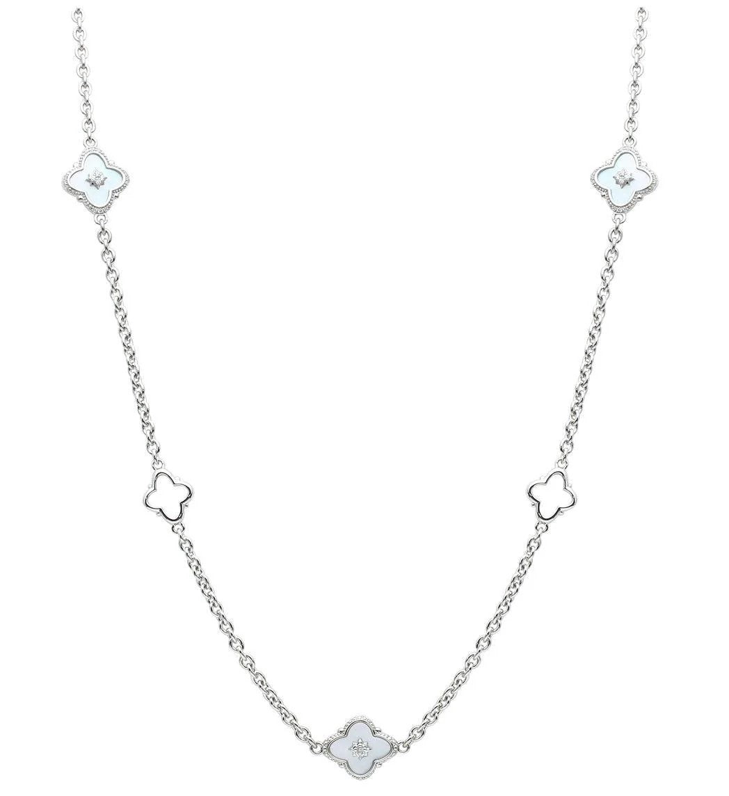 Sterling Silver Avalon By the Yard Necklace, view 2