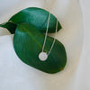 Shy Creation White 14 Karat Gold Diamond Circle Pendant *