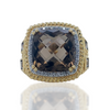 Estate Smoky Quartz and Diamond Ring*