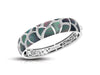 Sirena Sterling Silver Black Mother of Pearl Bangle