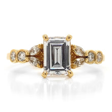  Ritani Yellow 18 Karat Gold Diamond Engagement Ring Mounting Size 6.5 * - Diamond Designs