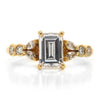 Ritani Yellow 18 Karat Gold Diamond Engagement Ring Mounting Size 6.5 *