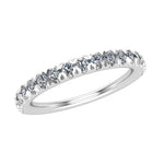 Diamond Designs White 14 Karat Gold .25ct Wedding Band Size 6