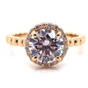 Ritani Rose 18 Karat Gold Diamond Engagement Ring Mounting Size 6.5 *