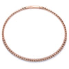 Rose 14 Karat Gold Diamond Bangle Bracelet