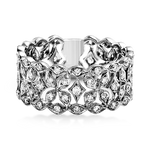 Zeghani White 14 Karat Gold Fashion Ring Size 7* - view 2