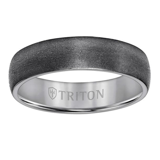 Triton Black Tantalum Wedding Band Size 10 *