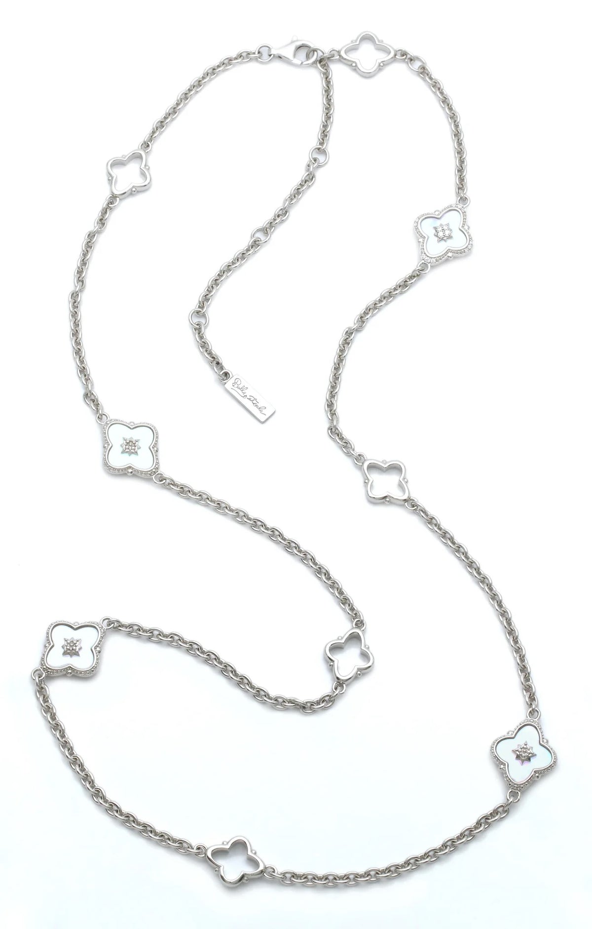 Sterling Silver Avalon By the Yard Necklace, view 3