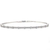 Diamond Designs White 14 Karat Gold 0.2ctw Diamond Flexible Bangle Bracelet *