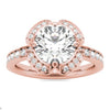 Ritani Rose 18 Karat Gold Diamond Engagement Ring Mounting Size 6.5 *