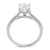 Simon G, LR2350 White Gold Diamond Hidden Halo Engagement Ring Mounting Size 6.5*