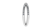 Diamond Designs White 18 Karat Gold Wedding Band Size 6.5 *
