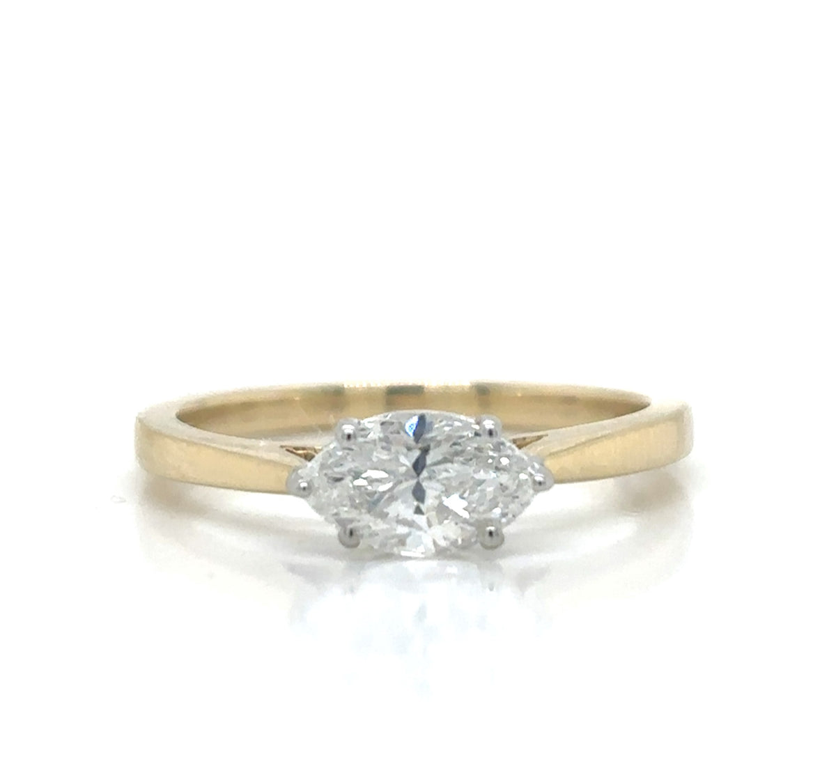 14K Yellow Gold Diamond Engagement Rings from Diamond Designs