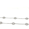 14K White Gold Diamond Necklace