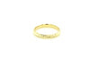 14k Yellow Gold Textured Comfort Fit Wedding Band