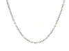 Sterling Silver Rhodium Plated Cable Chain 1.5mm