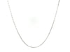Sterling Silver Rhodium Plated Cable Chain (0.80 mm)
