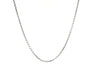 Sterling Silver Rhodium Plated Cable Chain 1.4mm
