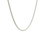 14k White Gold Round Wheat Chain 1.5mm